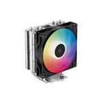 DeepCool AG400 ARGB Single-Tower CPU Cooler, 120mm Static ARGB Fan, Direct-Touch Copper Heat Pipes, Intel/AMD Support