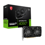 MSI GeForce RTX 4060 Ti Ventus 2X Black 8G OC Edition