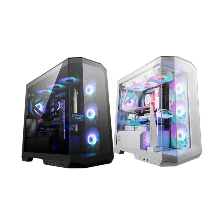 MSI MAG PANO M100R PZ Micro ATX Gaming Case Panoramic Display