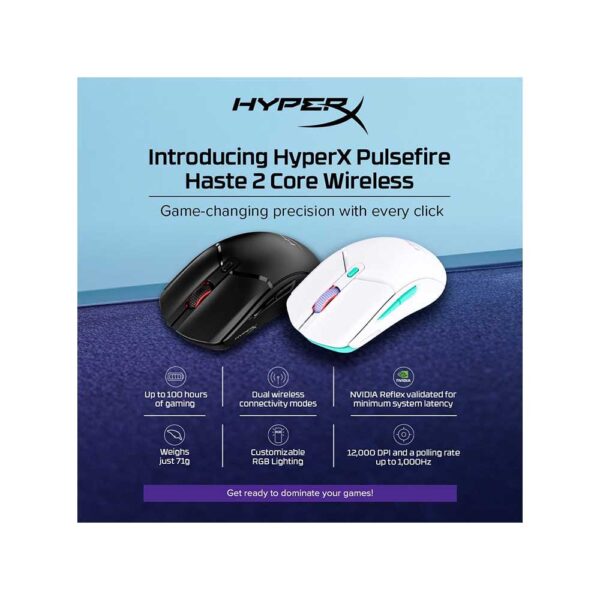 HyperX Pulsefire Haste 2 Core Wireless