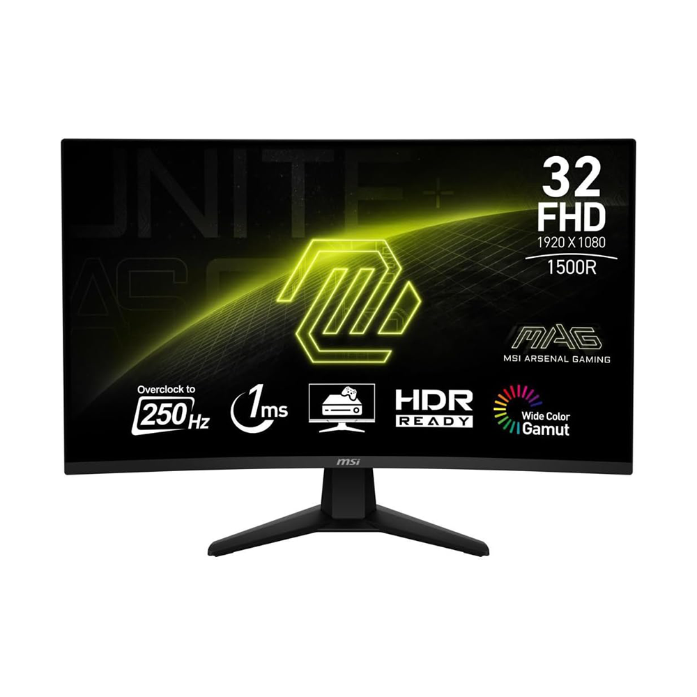 MSI MAG 32C6X 32-Inch 250Hz 1ms Curved Gaming Monitor – Techubme Lebanon