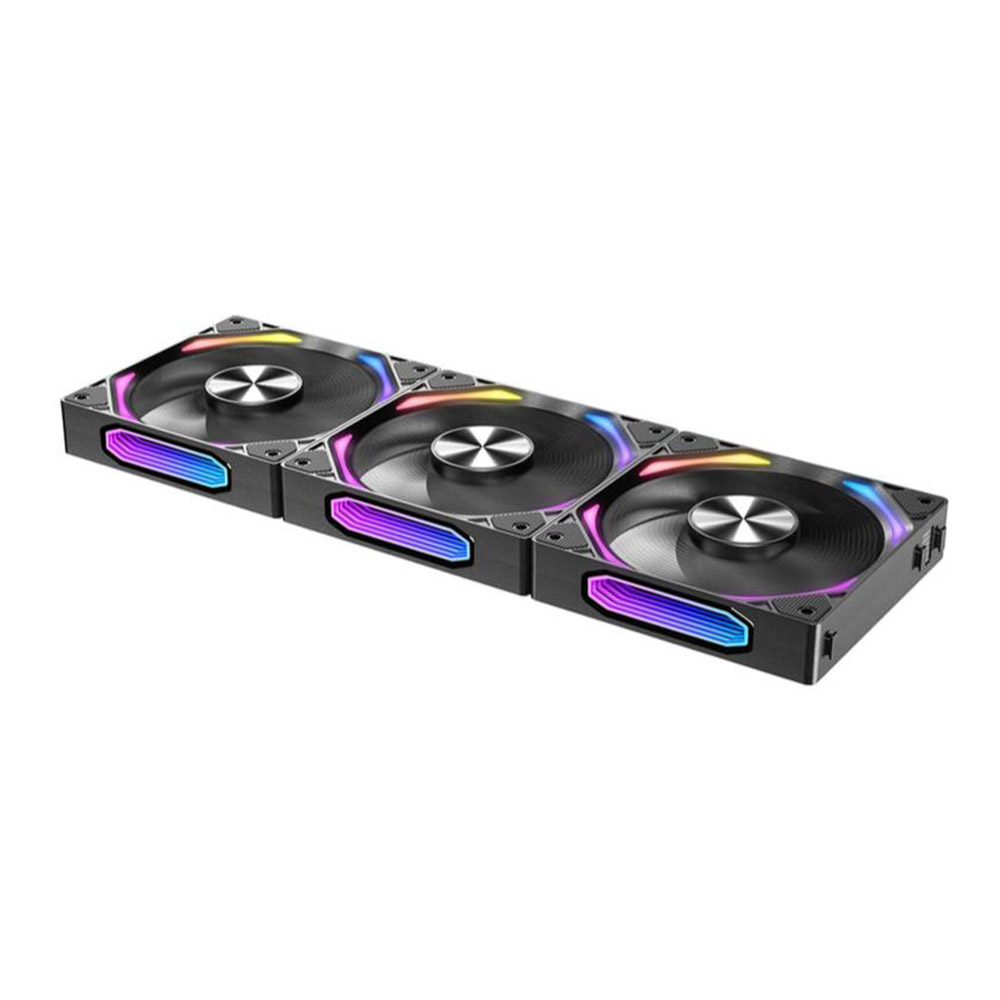 Azza LFO-4912DB3 ARGB 120mm Dual Ring Fan – High Airflow, Silent Cooling, Techubme Lebanon