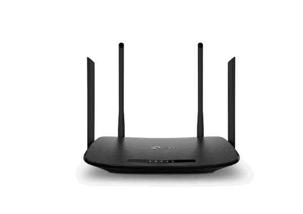 “TP‑Link Archer VR300 AC1200 black VDSL/ADSL modem router with 4 external antennas”