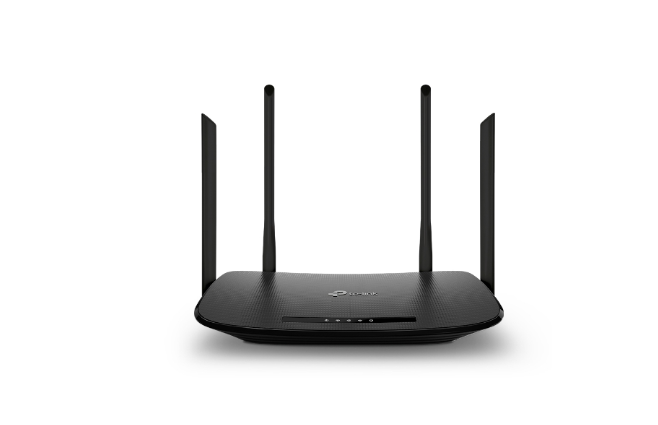 “TP‑Link Archer VR300 AC1200 black VDSL/ADSL modem router with 4 external antennas”