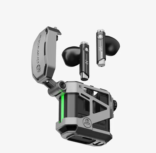 GravaStar Sirius P5 Wireless Earbuds in Defense Armor Design – Sci-Fi Gaming Audio for Lebanese Gamers