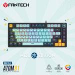 Fantech MK875V2 ATOM81 MIZU Edition Wired Mechanical Keyboard with RGB Lighting in Sky Blue – Pro Gaming Gear for Lebanon