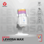 FANTECH MCX03 LEVIOSA MAX condenser microphone with RGB lighting and stand – perfect for gamers, streamers, and creators in Lebanon