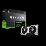 MSI GeForce RTX 5060 8G Ventus 2X OC Graphics Card with Dual-Fan Cooling and GDDR6 Memory