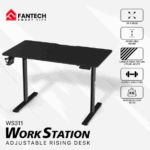 FANTECH WS311 adjustable rising desk in black – ergonomic sit-stand workstation for gamers and professionals in Lebanon