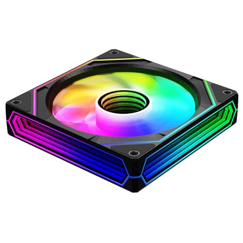 Jungle Leopard Prism 6 MAX Forward Black Gaming Case with 1 RGB Galaxy Fan – High Airflow Budget Tower – TechubMe Lebanon