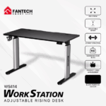FANTECH WS414 adjustable rising desk in black – ergonomic workstation perfect for gamers and professionals in Lebanon