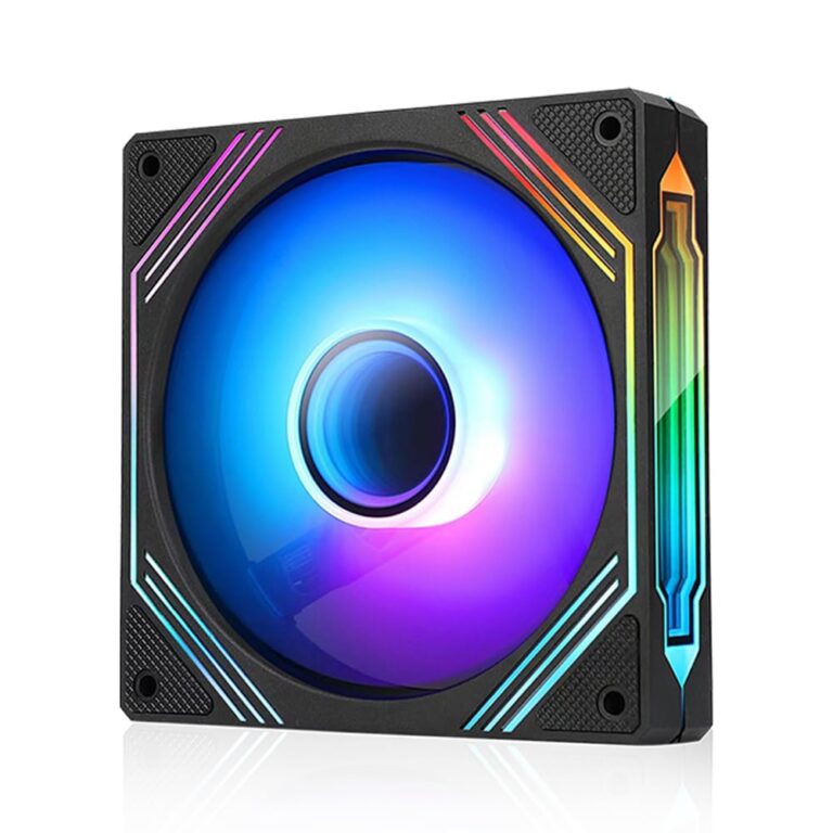 Jungle Leopard Prism 6 MAX Reverse Black PC Case with 1 RGB Galaxy Fan – Reverse Layout Gaming Chassis – TechubMe Lebanon