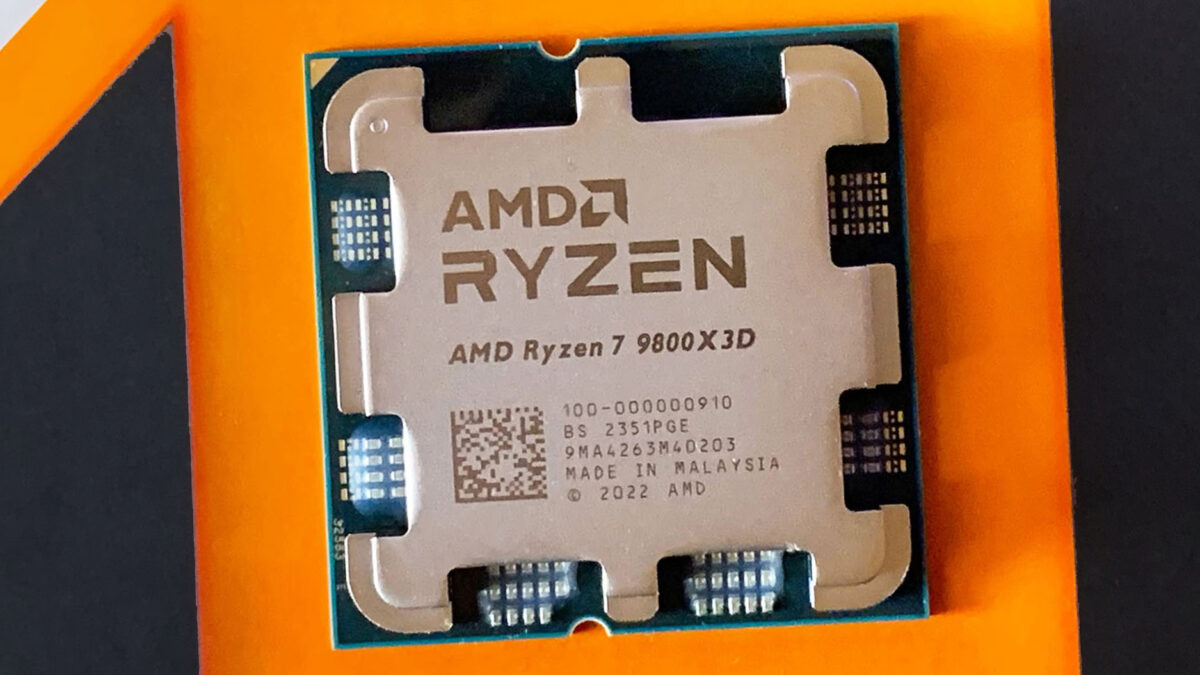 AMD Ryzen 7 9800X3D Processor with 3D V-Cache and 8 Cores – Built for Gaming Performance on AM5 Platform