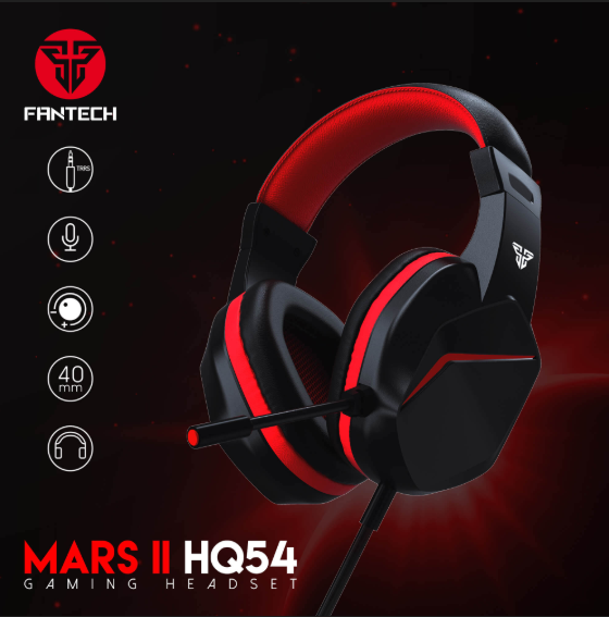 Fantech MARS II HQ54 Wired Gaming Headset – Stereo Sound with Noise-Isolating Mic for Gamers in Lebanon