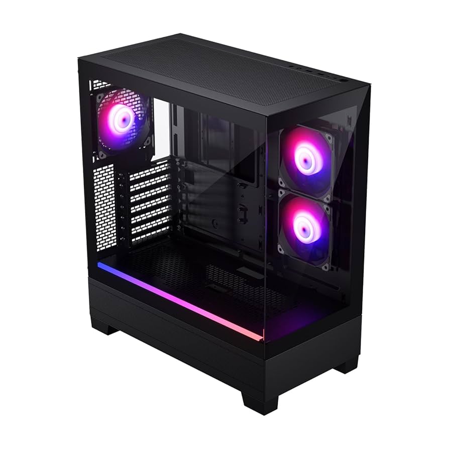 Phanteks XT523 View Black Gaming Case with Mesh Front and Tempered Glass Side Panel – Mid Tower ATX Chassis – TechubMe Lebanon