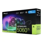 PNY GeForce RTX 5060 Ti OC 8GB GDDR7 Graphics Card with Dual-Fan Cooling and Overclocked Performance