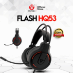 Fantech FLASH HQ53 Black Gaming Headset – Over-Ear Stereo Sound with Microphone for Gamers in Lebanon