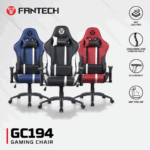FANTECH GC194 ergonomic gaming chair with high-back racing-style design, lumbar and neck support – available in Lebanon at Techubme