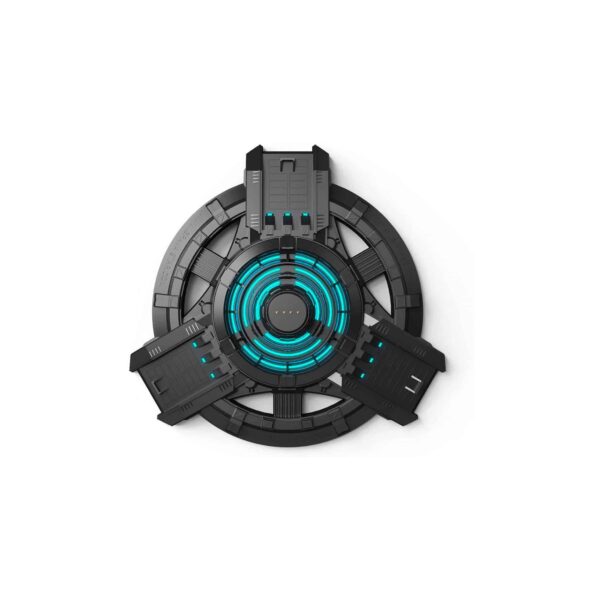 GravaStar Mars Pro Charging Base in Black with RGB Lighting and Type-C Magnetic Dock – Ideal Gaming Speaker Accessory