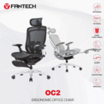 FANTECH OC2 ergonomic mesh office chair with adjustable features – perfect for gamers and professionals in Lebanon