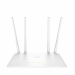 “CUDY WR1200 AC1200 Dual-Band WiFi Router Extender with 4 high-gain antennas and 5 Ethernet ports”