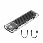 ORICO TCM2 Blue Transparent NVMe SSD Enclosure USB 3.2 Gen 2 – Type-C External SSD Case