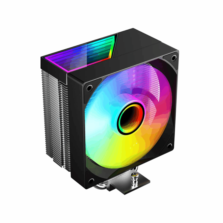 Jungle Leopard KF400 Black ARGB Air CPU Cooler with 120mm RGB Fan – High-Performance Tower Cooling for Gaming PCs in Lebanon