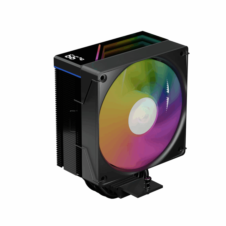 Jungle Leopard KF420-DGT Black ARGB Air CPU Cooler – Dual-Tower Cooling with Digital Temperature Display and RGB Fans for Gaming PCs in Lebanon