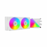Jungle Leopard Stellar Realm 240 White Liquid CPU Cooler with Dual ARGB Fans, 240mm Radiator – Available at Techubme Lebanon
