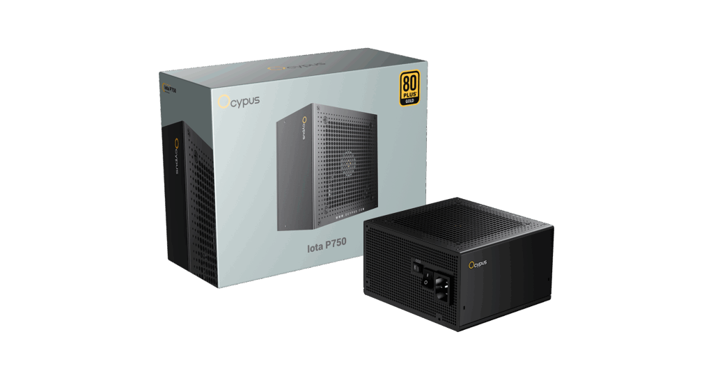 Ocypus IOTA P750 750W 80+ Gold fully modular power supply with silent cooling and high-efficiency performance — available at Techubme Lebanon.