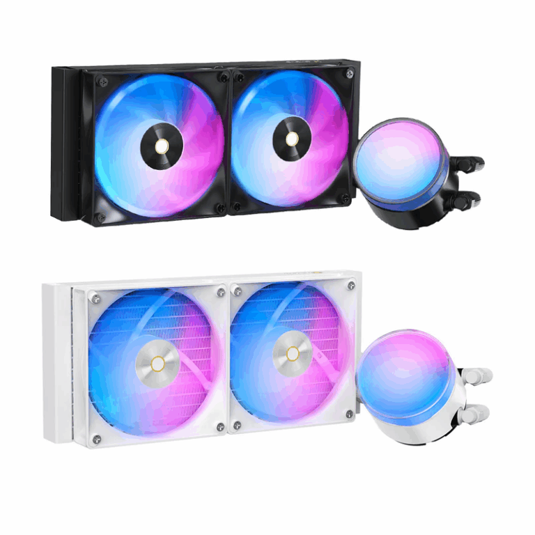 Ocypus Delta L24 ARGB V2 240mm AIO Liquid CPU Cooler black with ARGB lighting