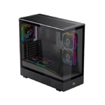 Xigmatek SUN dual tempered glass super tower gaming PC case with ARGB fans at Techubme